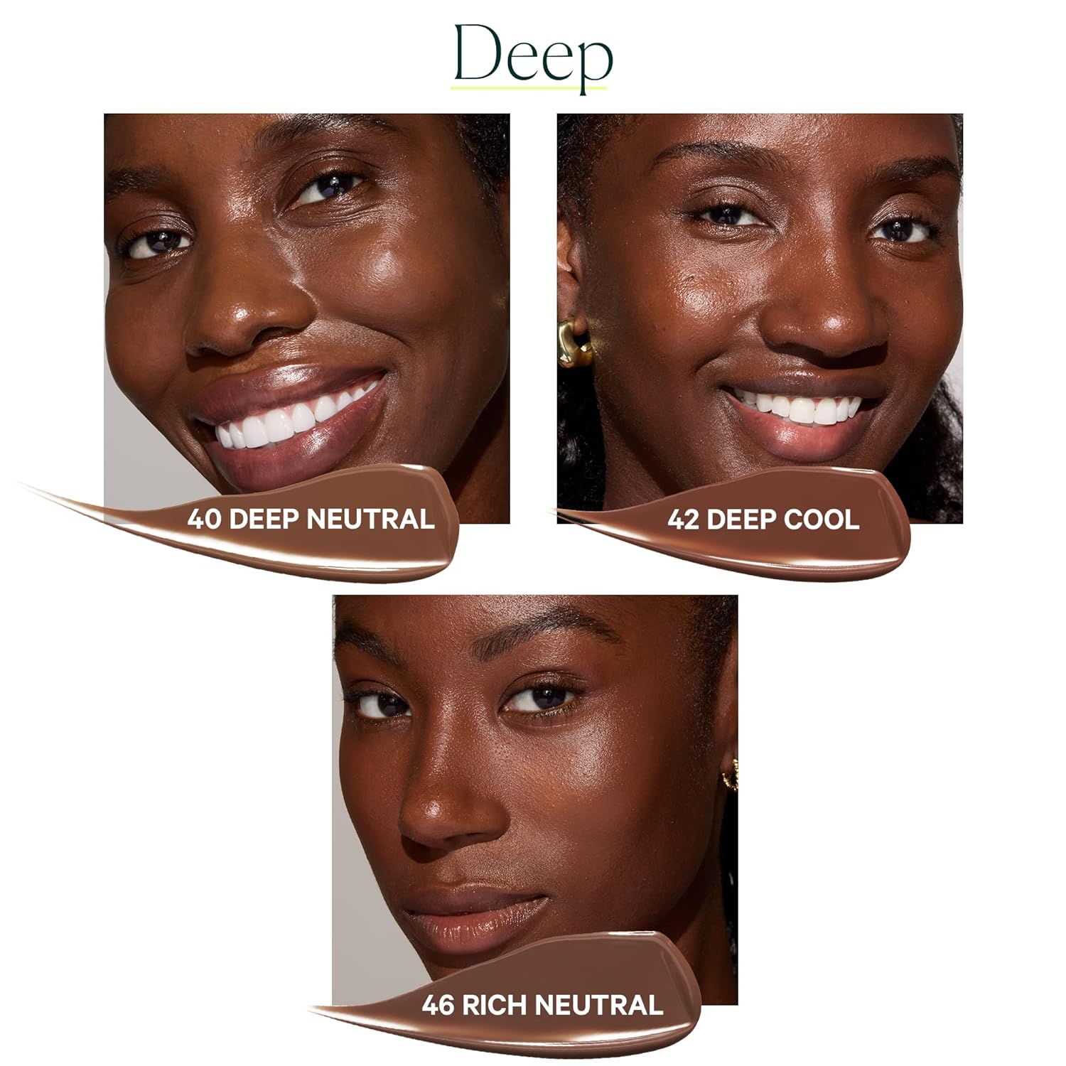 Well People Skinforia Serum Foundation, Lightweight Tinted Formula Hydrates, Smooths, and Evens Skin Tone with Birch Sap and Mushroom Complex, Long-Lasting, Natural Finish, 42 Deep Cool - Image 4