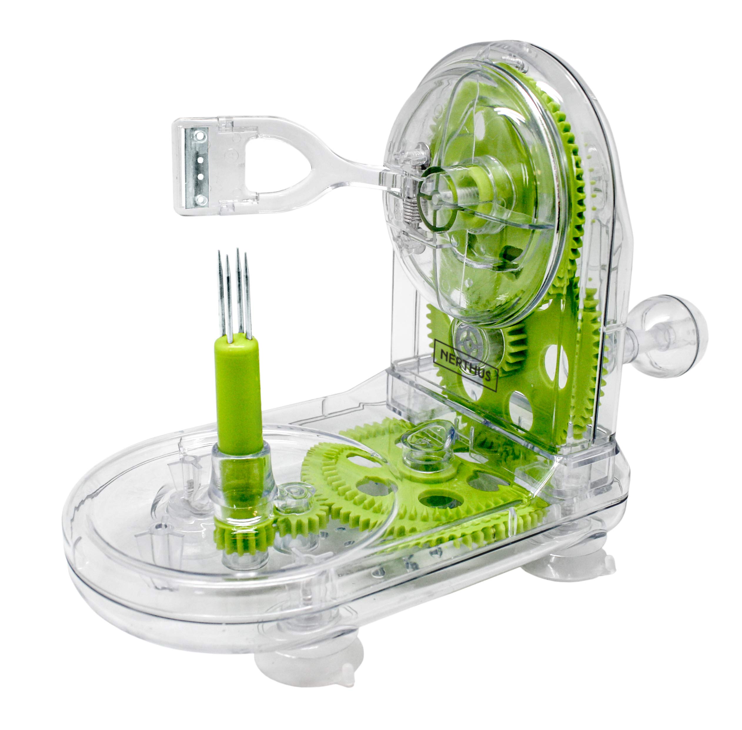 Découpeur De Pommes Et Poires NERTHUS - Enlève Le Cœur, Manche Ergonomique Caoutchouté, Acier