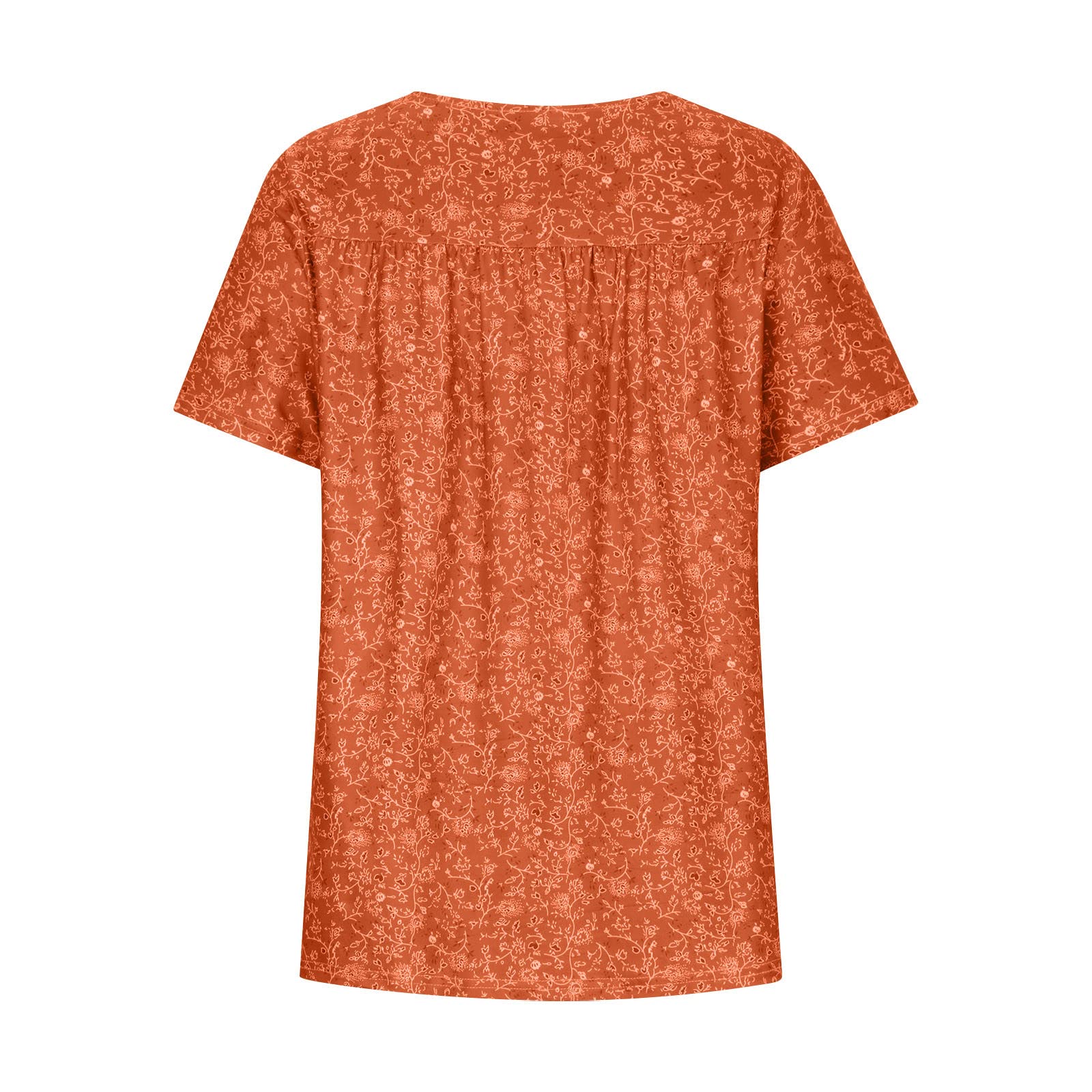 Top da donna elegante in pizzo, cuciture con scollo a V, camicetta a maniche corte, maglietta estiva, comoda, con stampa floreale, maglione per adolescenti, ragazze, camicette da donna