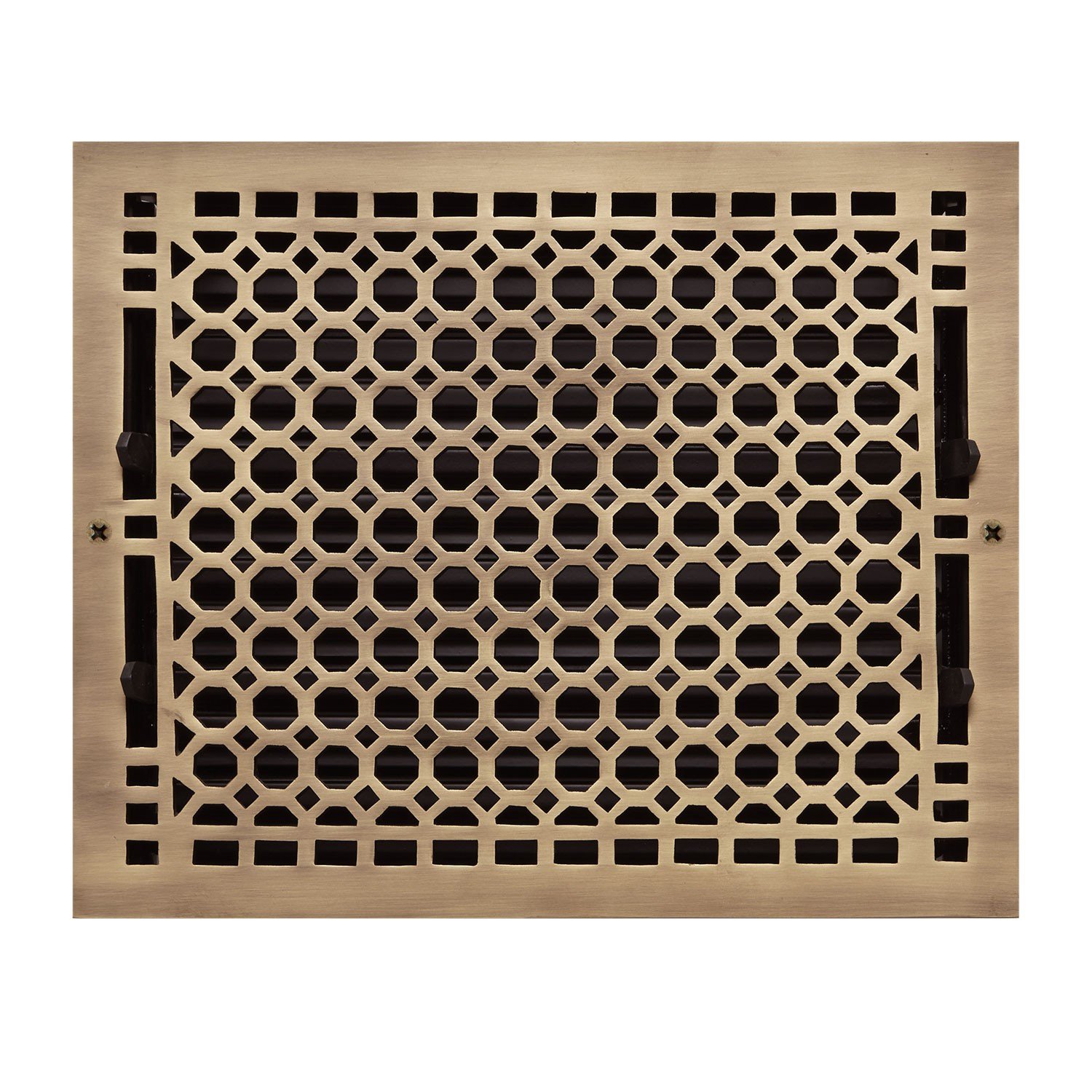 Naiture 8 x 10 Oversized Brass Wall Register Honeycomb Style Antique Brass  Finish - Amazon.com