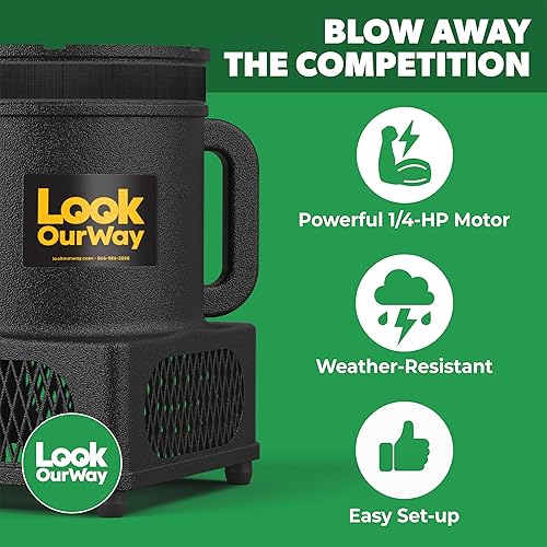 Vista 54 de LookOurWay Air Dancers Wacky Waving - Tubo inflable de 7 pies de alto con soplador de bailarín Sky Dancer, color morado