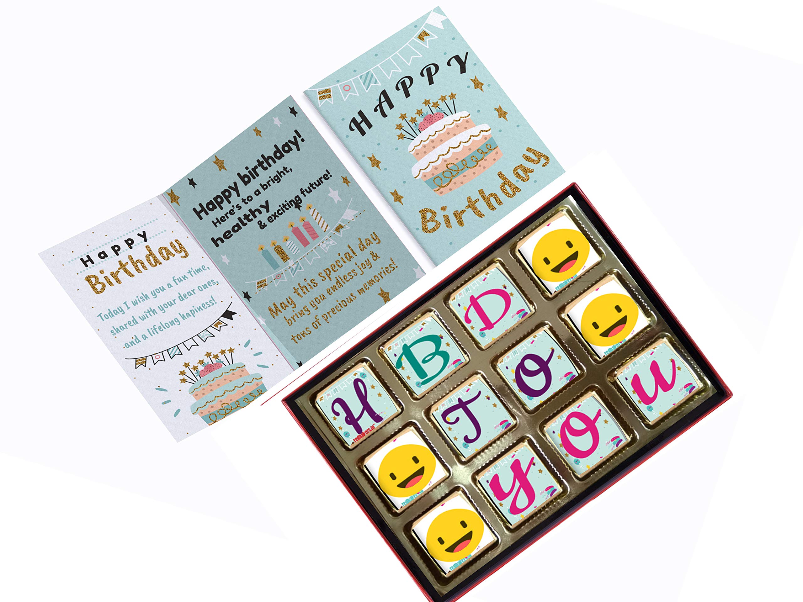 redbakers.in Happy Birthday Glitter Chocolate Gift Box & Greeting Card Combo Gift Pack (B08GLW88NR) Amazon Price History, Amazon Price Tracker