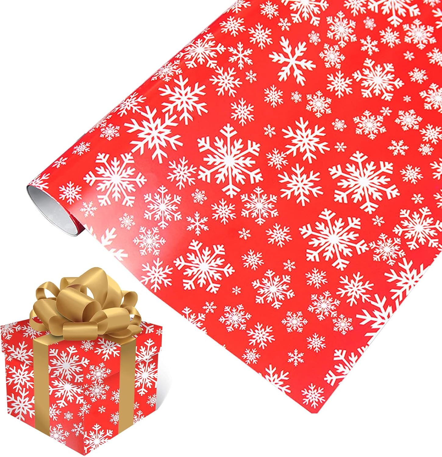 Christmas Wrapping Paper, Vintage Christmas Wrapping Paper Rolls