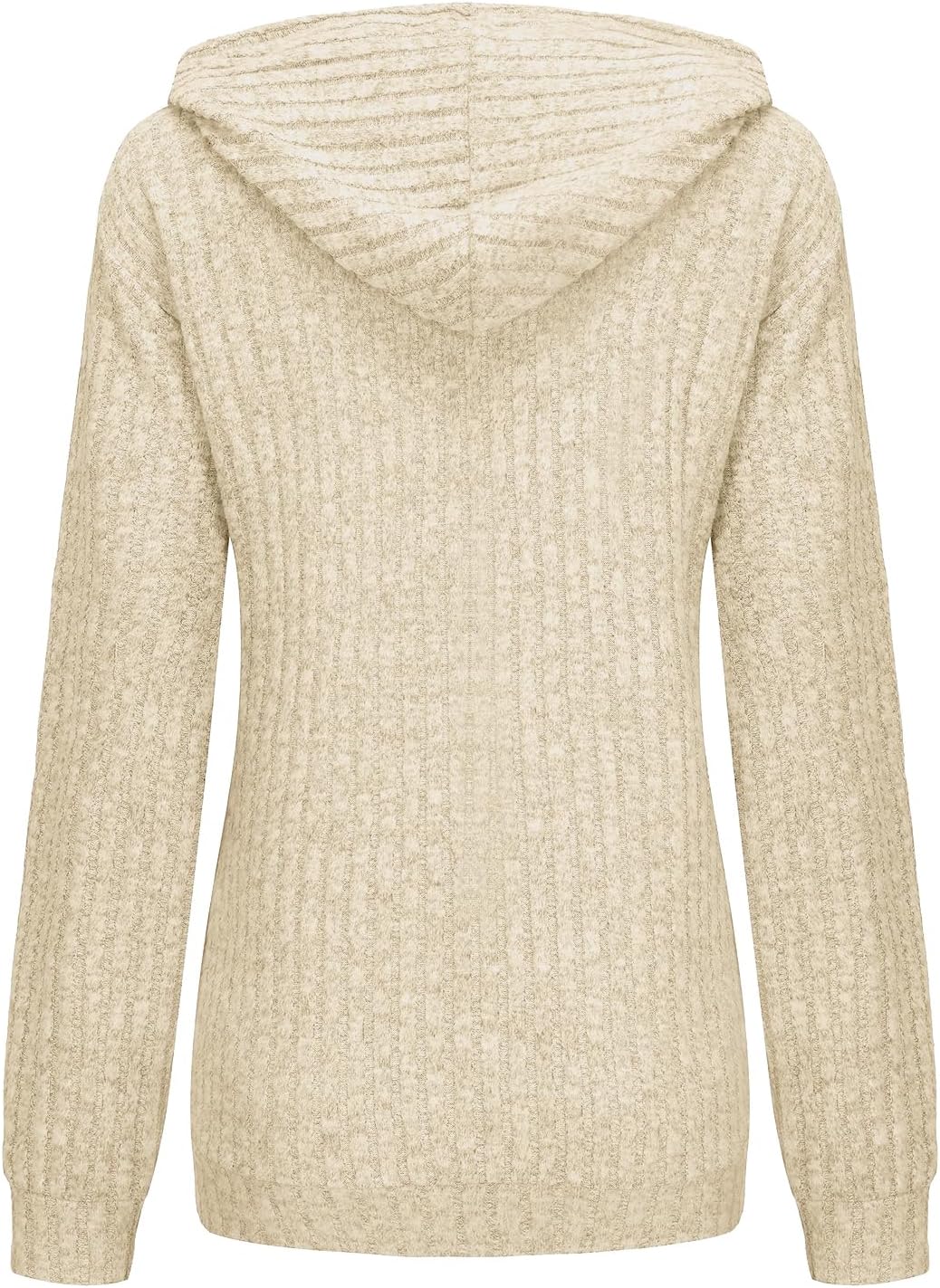 Women’s Casual Hoodies Shirts Long Sleeve Lightweight Fall Pullover Tops Solid Velvet Loose Sweatshirt with Pockets - Image 4