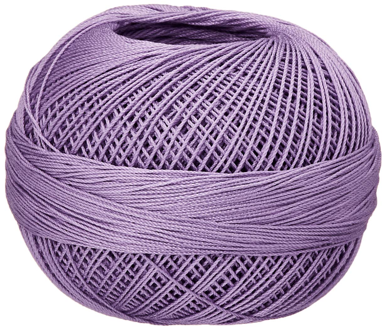 LIZBETH Handy Hands 210-Yard Cotton Thread, 25gm, Medium Purple