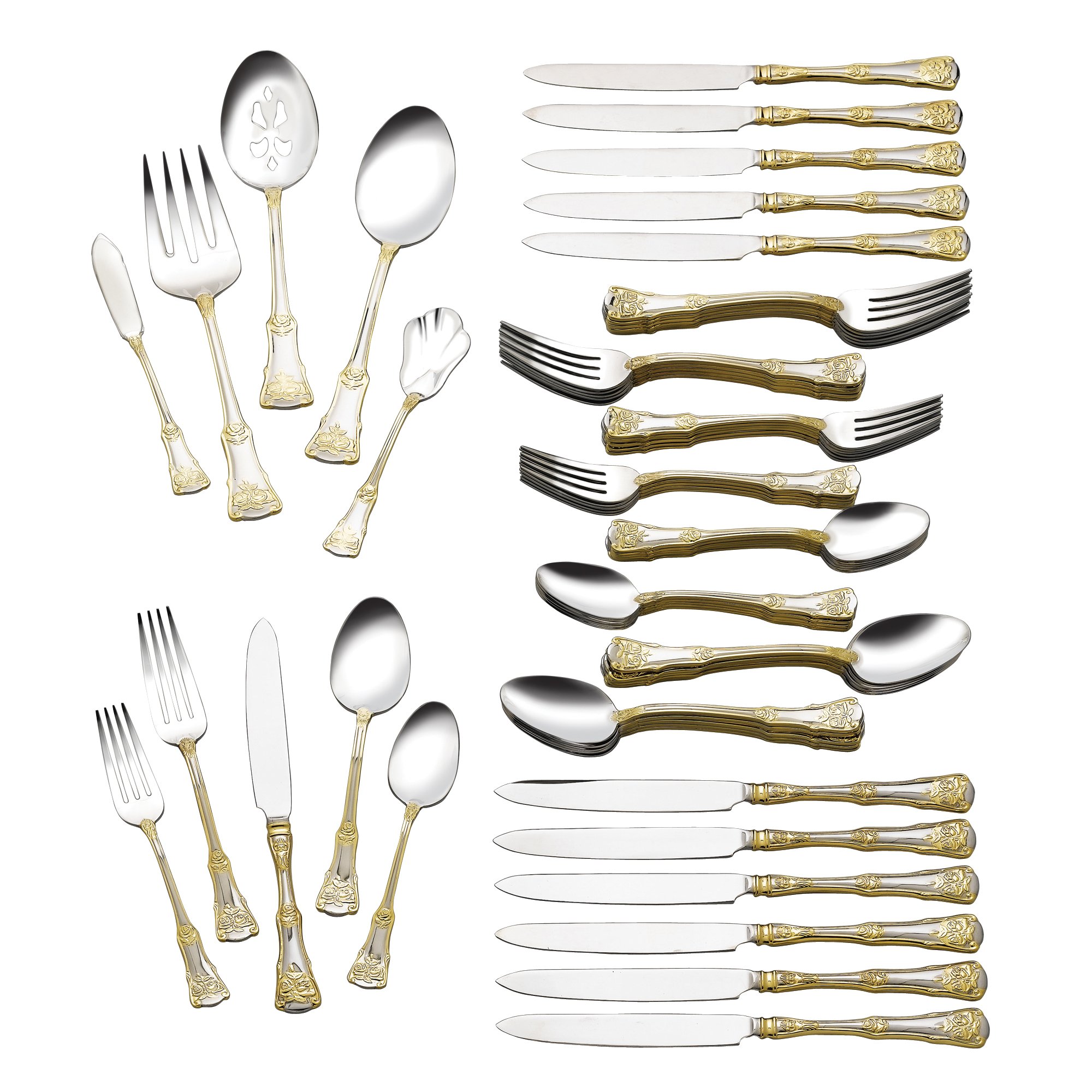   Old Country Roses スプーンセット Old Country Roses 65-Piece Flatware Set : Amazon.ca: Home