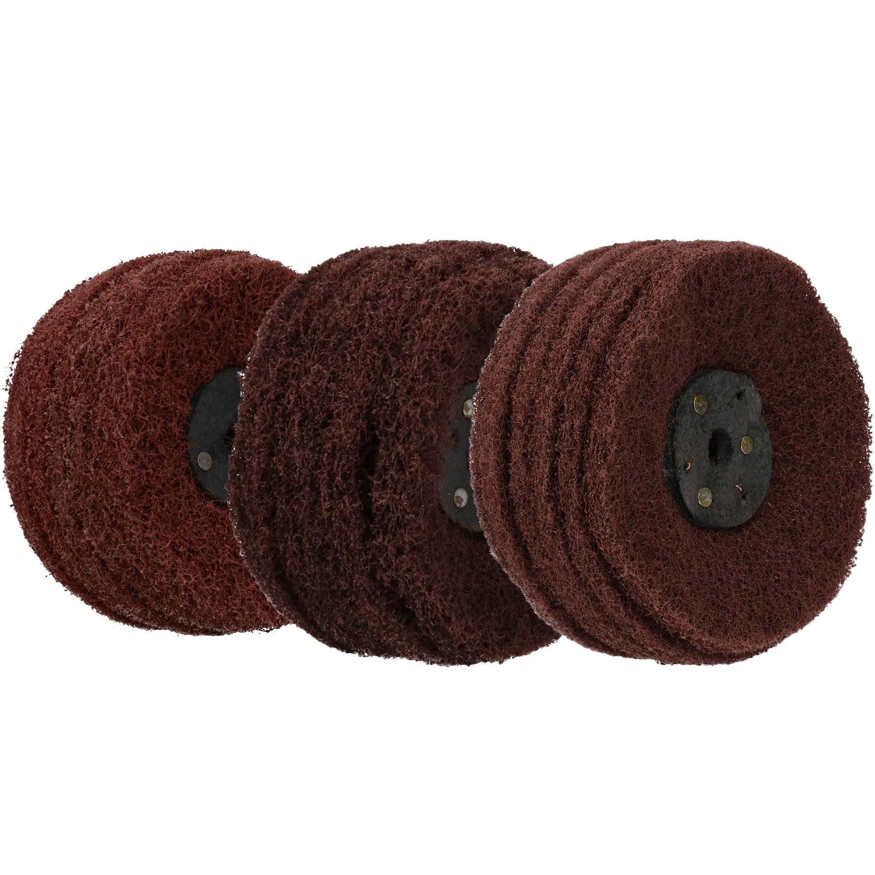 Coarse Medium Fine Scotchbrite Rust Paint Remover Polishing 3 Mops 4