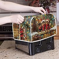Vista 97 de Marbling Butterfly Print 2 Slice Toaster Dust Cover, Kitchen Small Appliance, Anti Dust and Fingerprint Bread Machine Cover