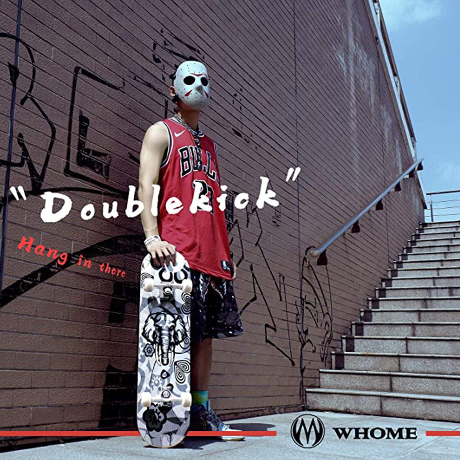 Pro Planche À roulettes Complète pour Jeune Adulte, Enfant Et Débutant - Longboard Skateboard De Rue Concave À Double Coup De Pied De 31 "avec T-Tool,E