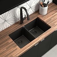 Vista 11 de Moen Nio S75005BL - Grifo de cocina desplegable de un solo mango negro mate con limpieza eléctrica, mango de acento incluido para personalizar