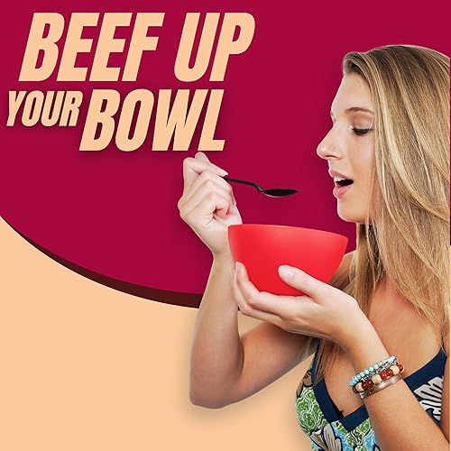 Miniatura 4 de ProtiDIET Mezcla de sopa de verduras de res alta en proteínas, baja en calorías, sin grasa, sin azúcar, rápida y fácil de preparar, mezcla de sopa