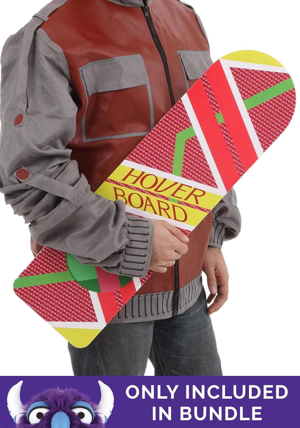 Fun Costumes Boy's Back to The Future Marty McFly Toddler Costume with Classic Red Vest, Jean Jacket, and Plaid Shirt - 2T - Multicolor - Image 3