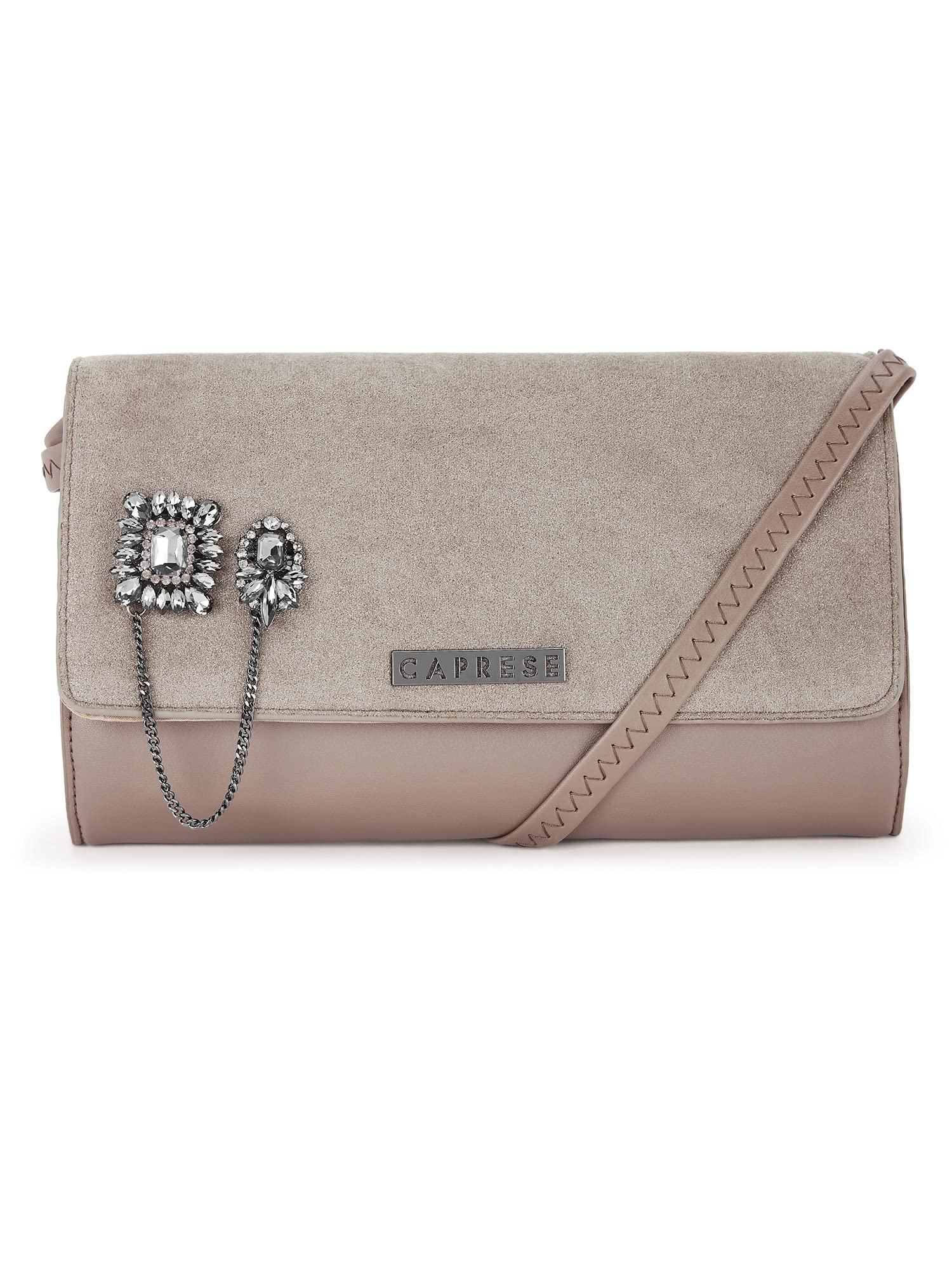 Caprese womens TUVA SB Large BLACK Sling Bag (B08ZJYZM5C) Amazon Price History, Amazon Price Tracker