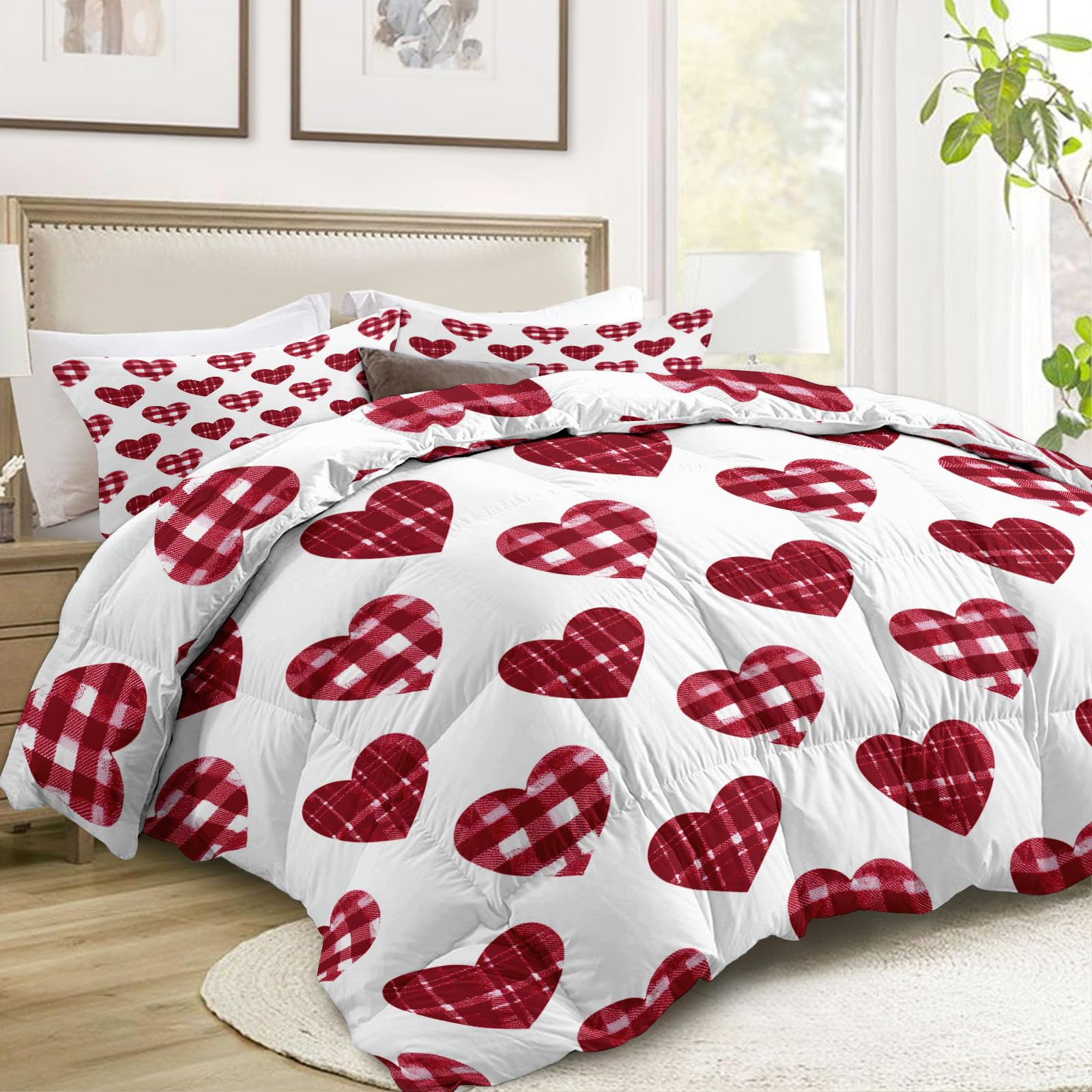 Generisch Clipart - Trapunta per tutte le stagioni, 240 x 220 cm, per tutte le stagioni, utilizzabile per tutte le stagioni, senza rivestimento, lavabile, per tutte le stagioni