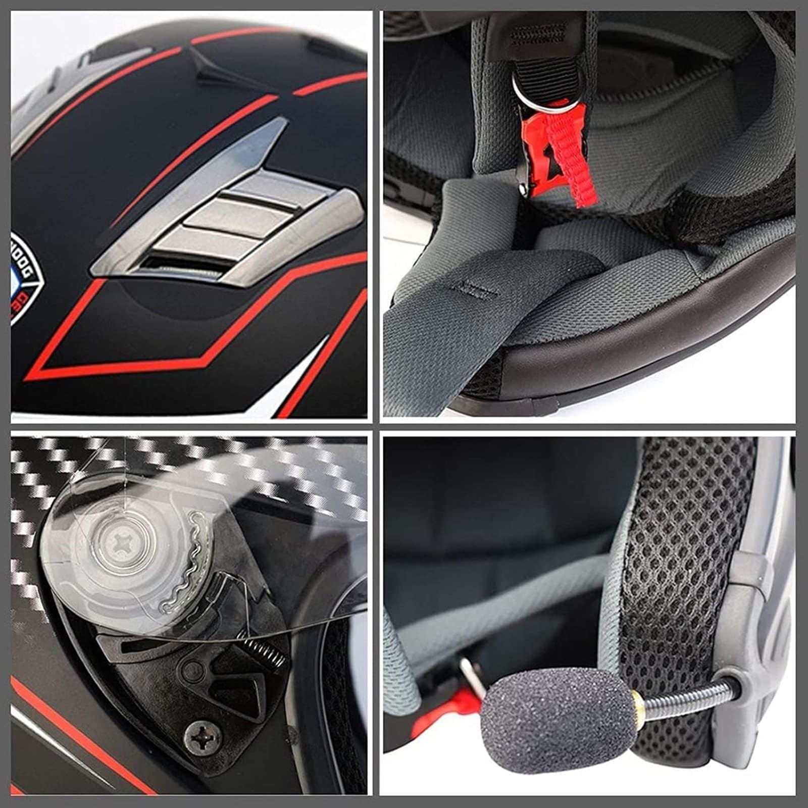 Casco jet con Bluetooth per moto, certificazione ECE, casco con Bluetooth integrato, casco da scooter, casco jet per adulti, uomini e donne, con doppia visiera B, L (59-60cm)