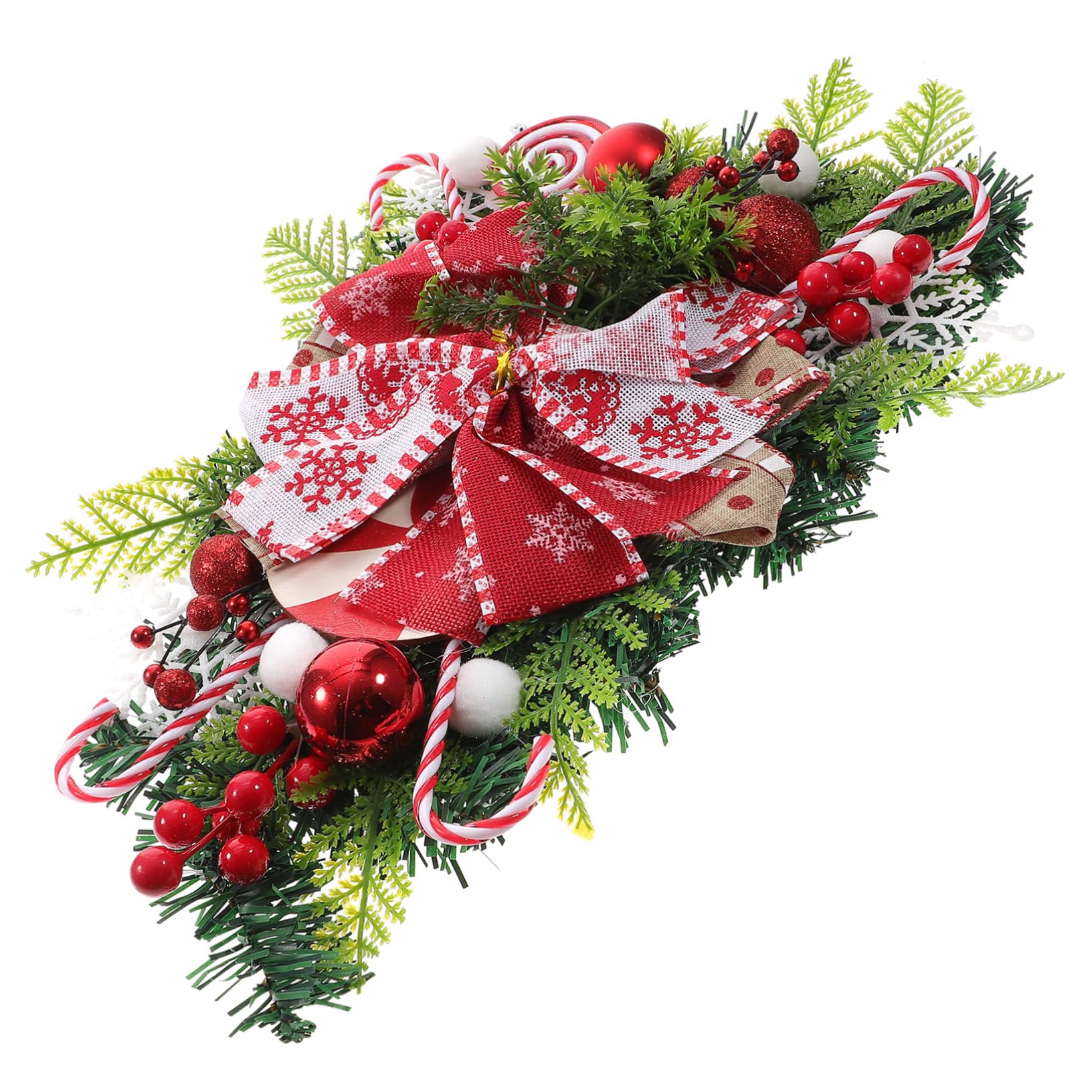 Suspension de porte de Noël Cabilock déco sapin et fenêtre style aléatoire