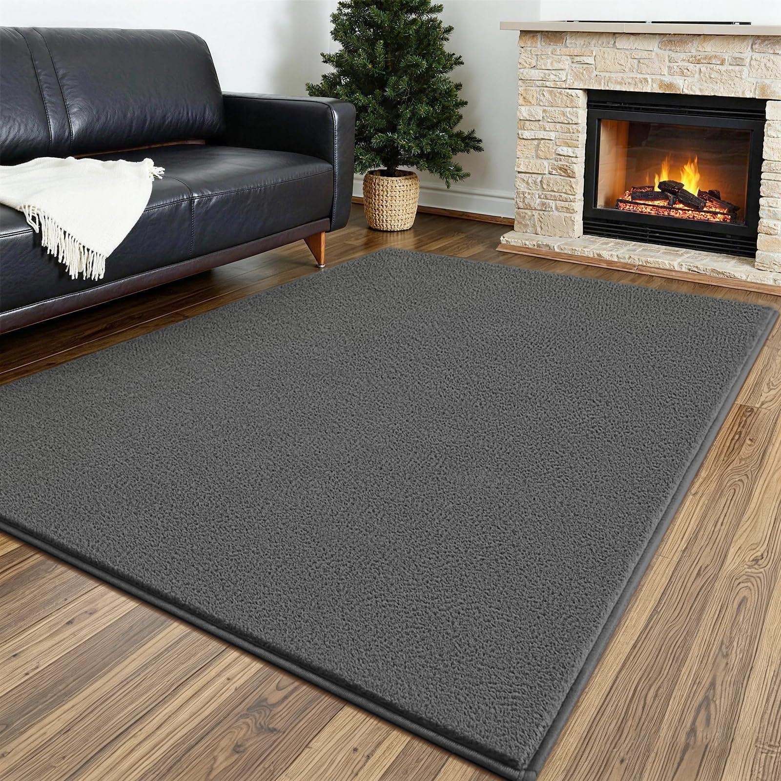 Photo 1 of Vasofe Grey Area Rug 3'x5'