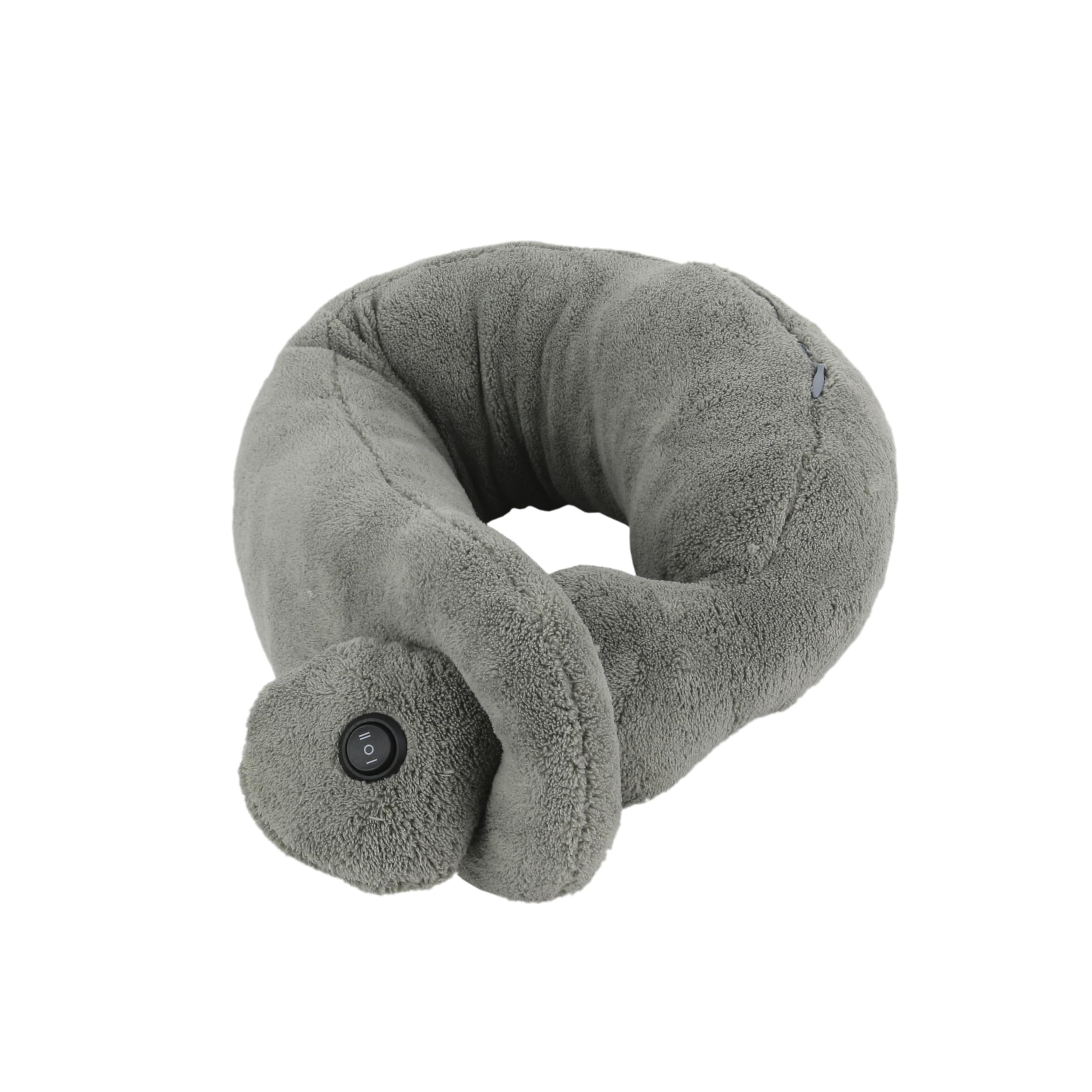 SENSLY - SB84102 Coussin Vibrant Relaxant Tour de Cou - Massage Doux Ou Tonique - Transportable - Housse Amovible Lavable - Dimensions 85 x 10 x 5 cm - Taille Unique - Multicolor