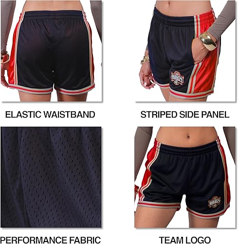 Miniatura 4 de Ultra Game Pantalones cortos de baloncesto oficiales de la WNBA para mujer