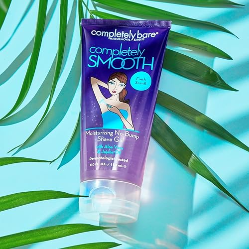 Miniatura 6 de completely bare Gel de afeitado hidratante sin golpes completamente suave - Aloe Vera hidratante y aceite de jojoba