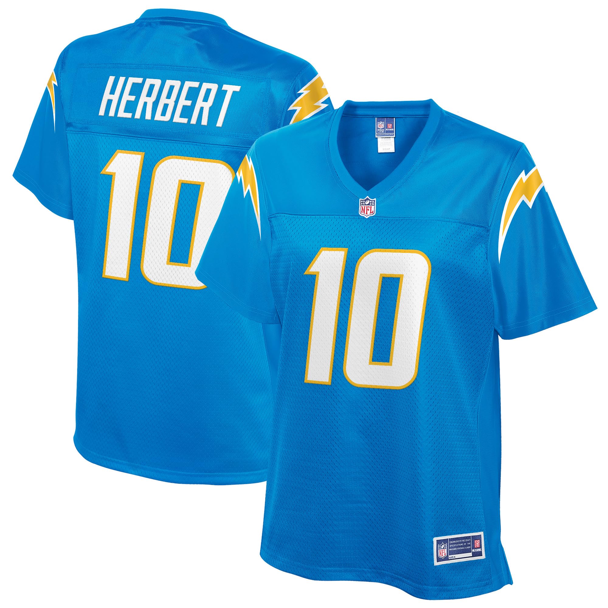 NFL PRO LINE Women's Justin Herbert Powder Blue Los Angeles Chargers Team Player Jersey