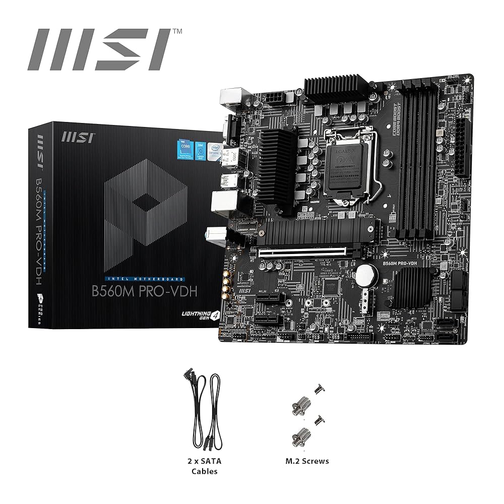 Amazon | MSI B560M PRO-VDH ProSeries マザーボード (Micro-ATX
