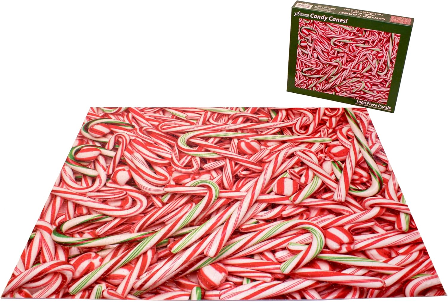 Vermont Christmas Company Candy Canes Jigsaw Puzzle