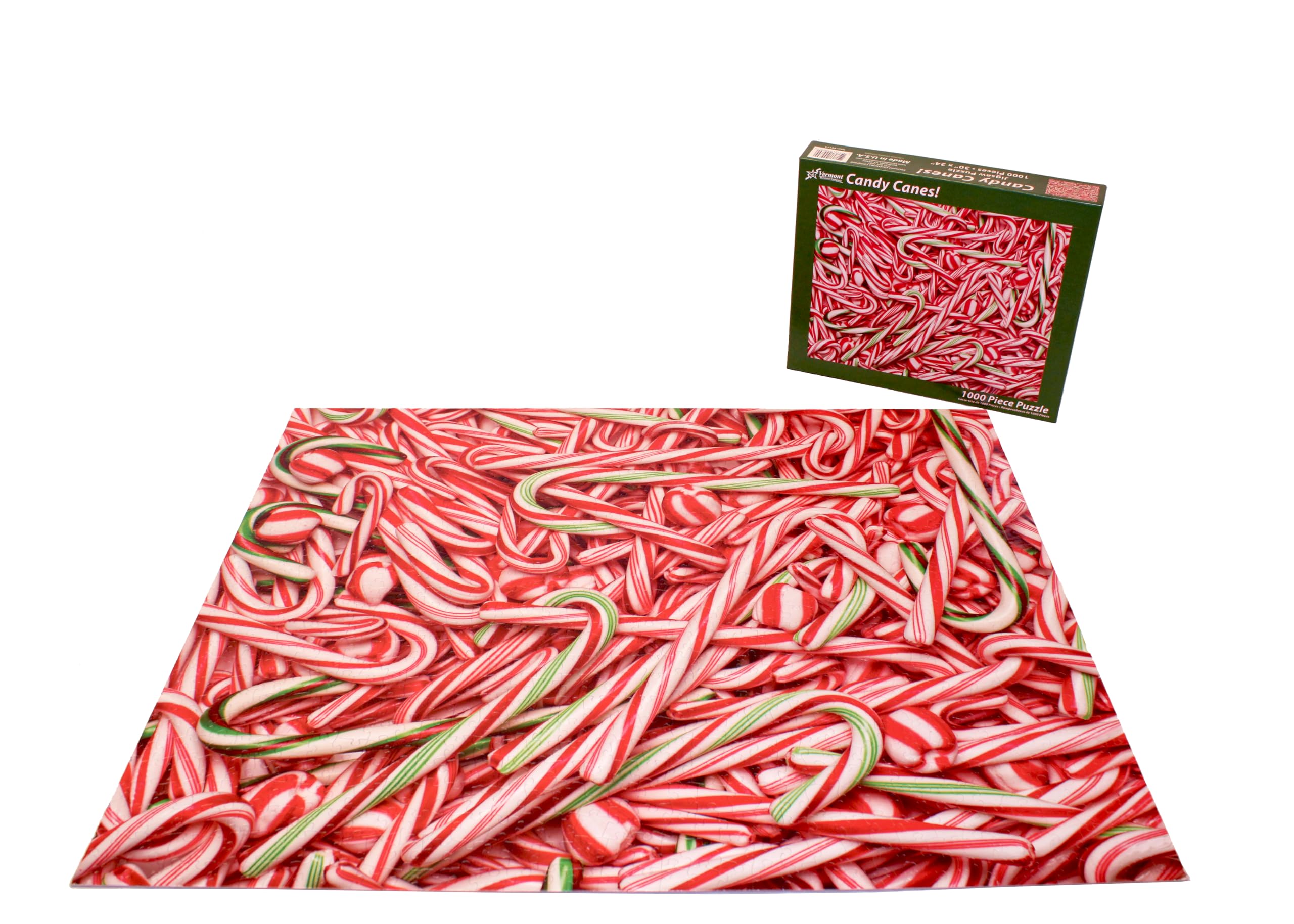 Amazon.com: Vermont Christmas Company Candy Canes Jigsaw Puzzle
