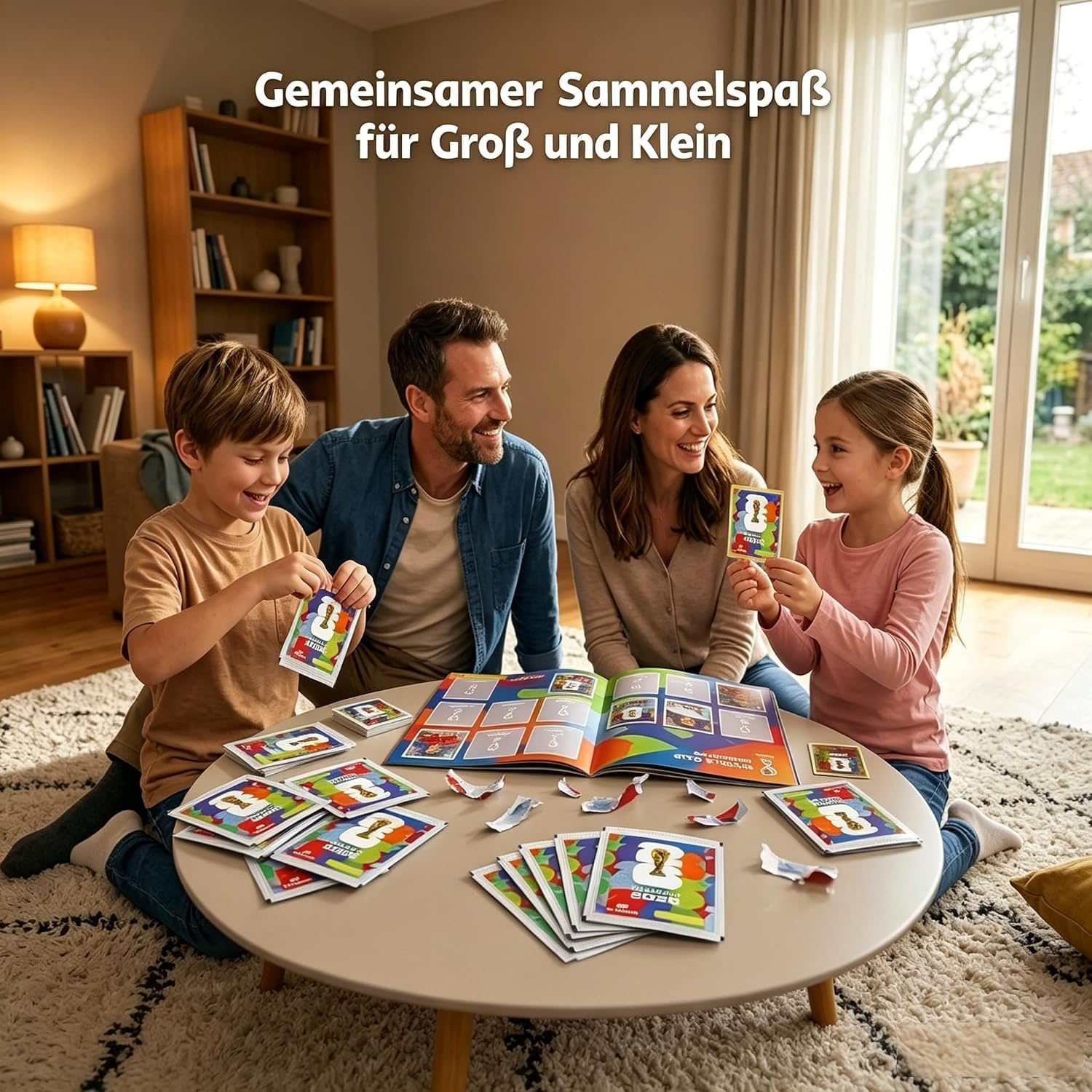 Sammelbox für WM-Sticker 2026, Fanartikel, 50 Päckchen, für Kinder und Erwachsene, je 7 pro Päckchen (insgesamt 350)