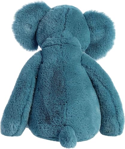 Miniatura 4 de Aurora® Adorable animal de peluche Hugeez™ Elephant™ - Juguete suave y tierno - Compañero reconfortante - Azul 13 pulgadas
