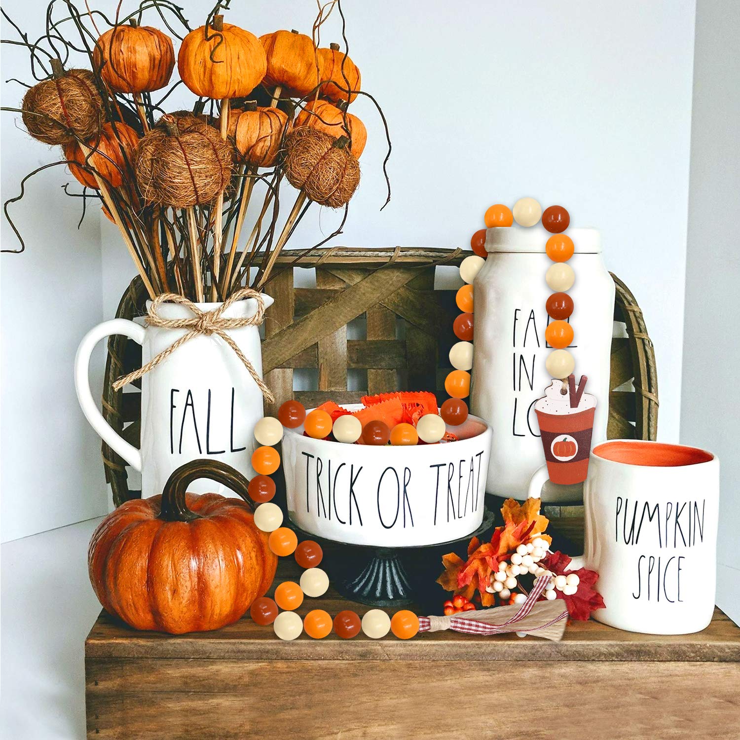 Fall Spice Pom-Pom Garland