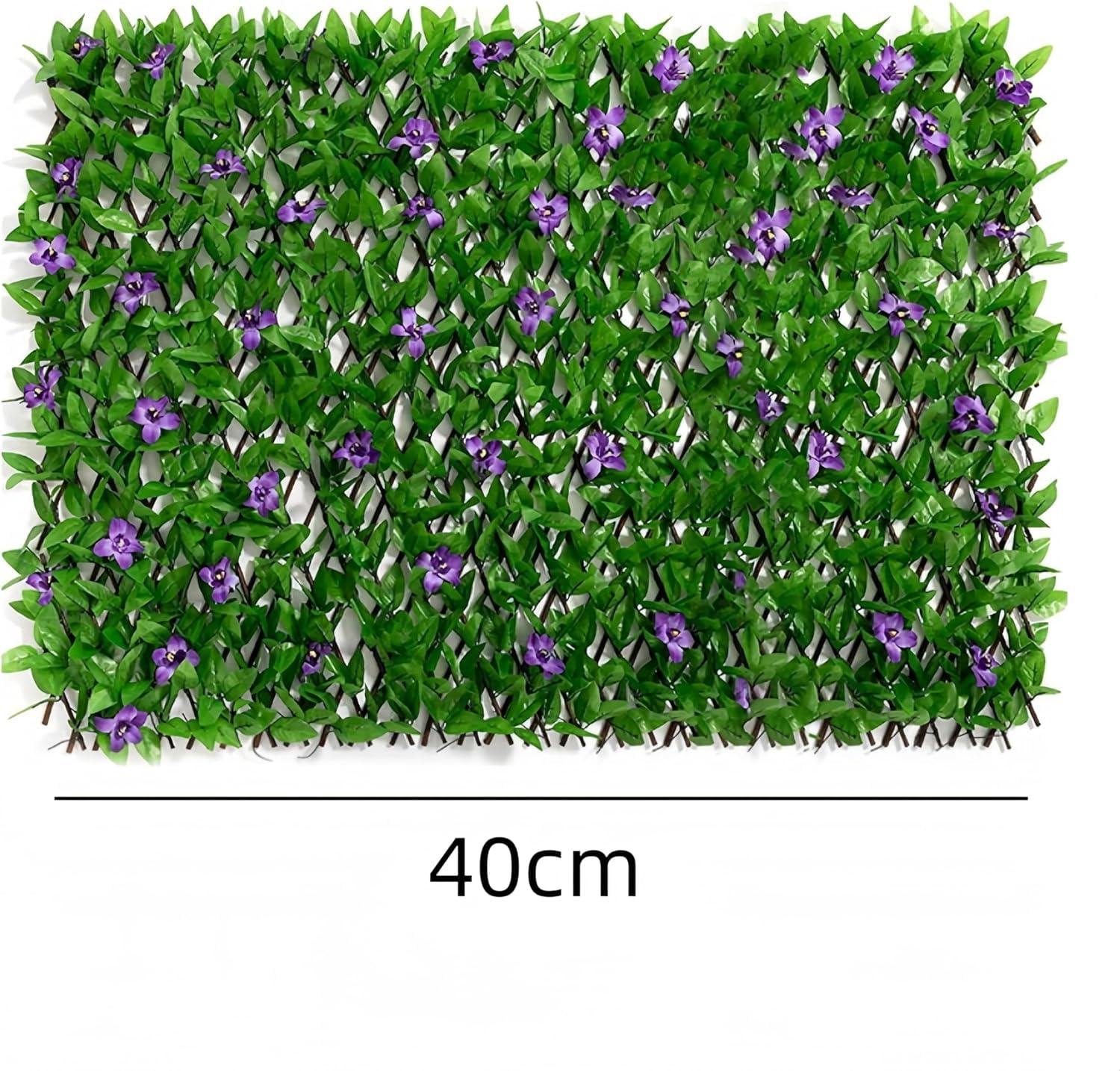Clôture artificielle avec fleurs, CAASFOOY décoration fausse feuille de