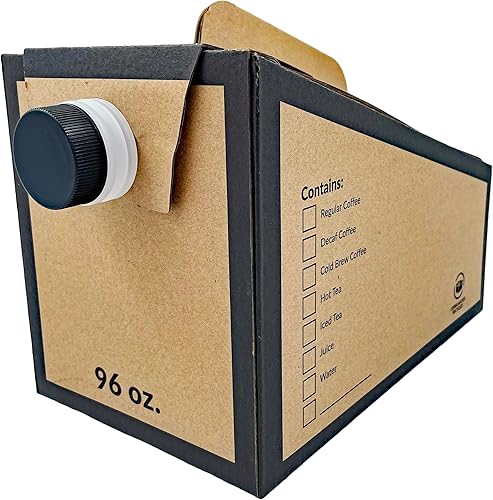 Dispensador de café desechable, jarra aislada para servidor de bebidas calientesfrías, caja de Joe to Go, 96 onzas, paquete de 5