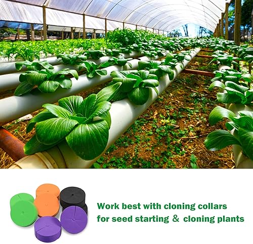 Miniatura 5 de Paquete de 40 collares de clonación de Rlioy con espuma de grado superior, se adapta a macetas de red de 2.0in, para máquinas de clonación,