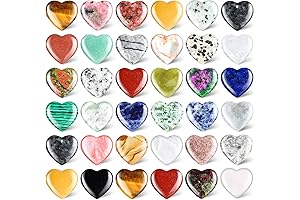 Nuenen Healing Rose Quartz Heart Stone: A Heartfelt Gift of Love and Energy