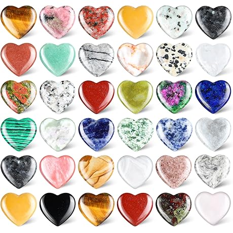 Nuenen Healing Rose Quartz Heart Stone: A Heartfelt Gift of Love and Energy