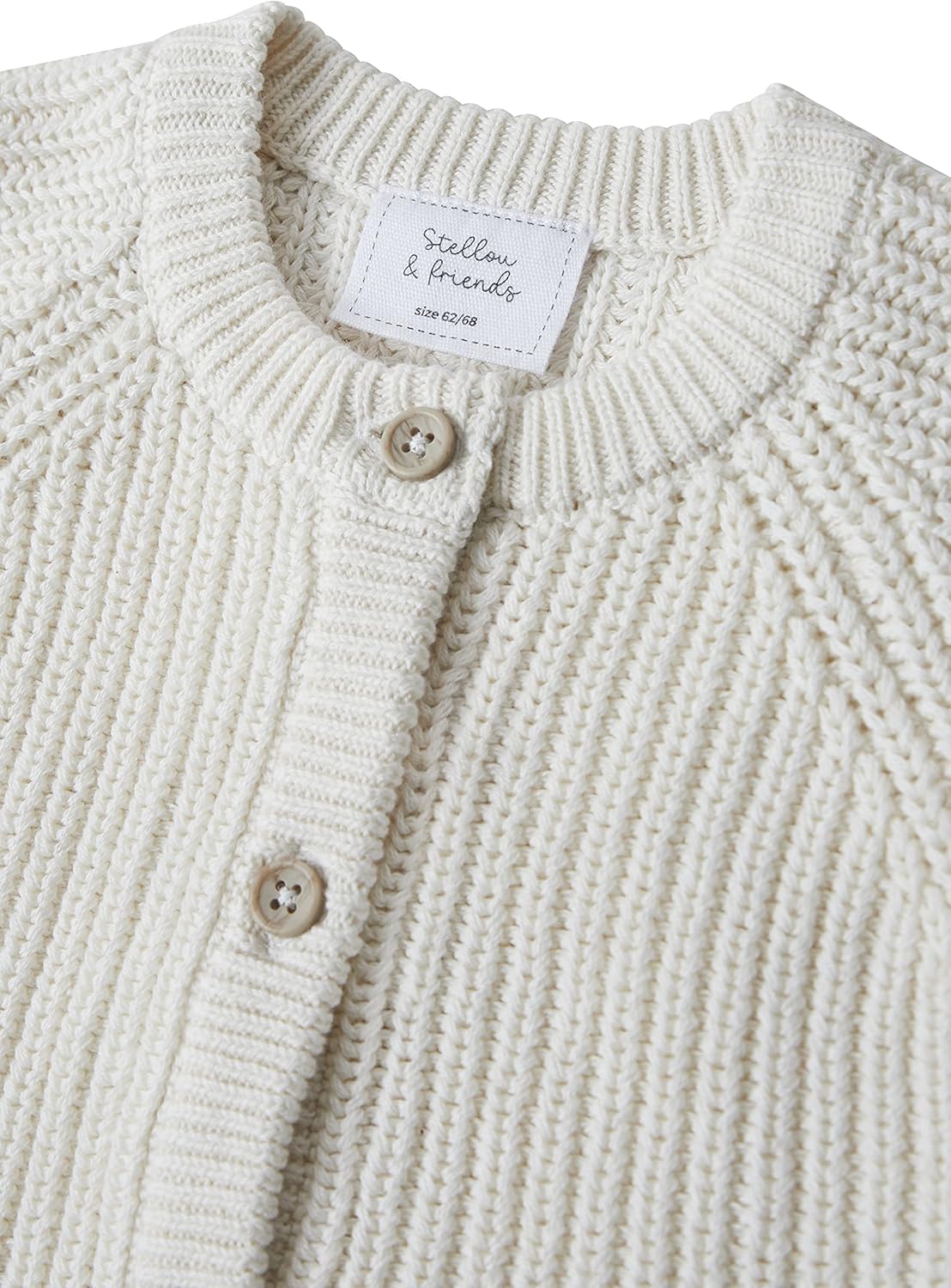 Miniatura 2 de Stellou & friends Suéter grueso 100% algodón para bebés y niños pequeños y niñas (nacimiento-4 años)