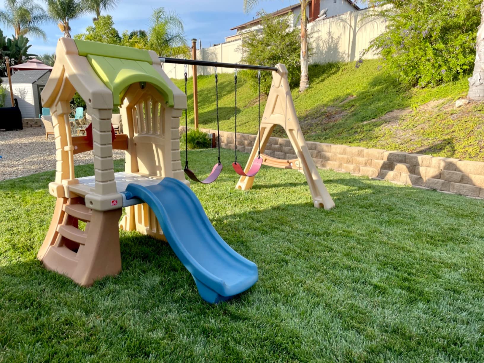 60/mo Finance Step2 Play Up Gym Set Kids Outdoor Swing Set with