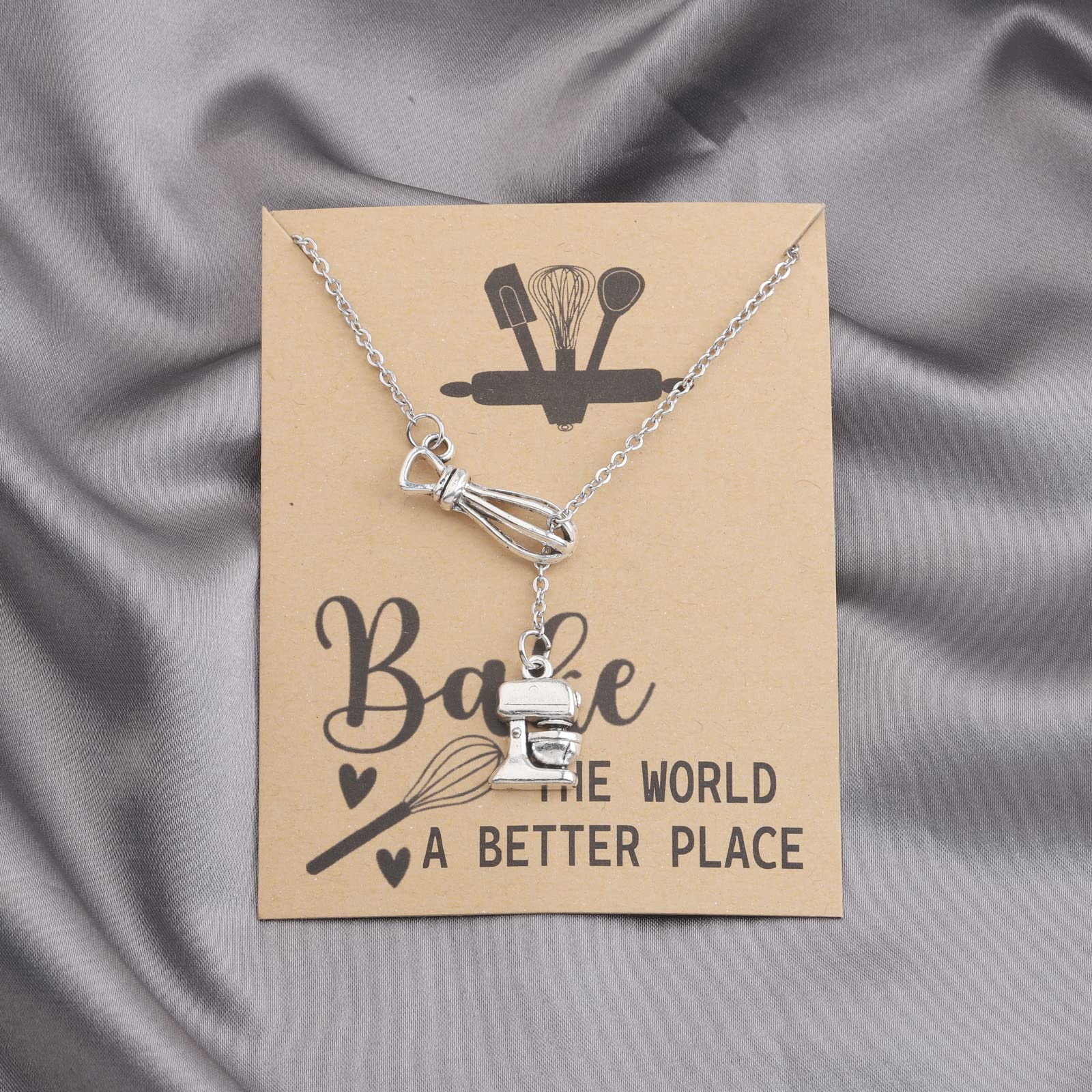MAOFAED Baker Gift Pastry Baker Gift Bake The World A Better Place Bake Lover Gifts Bakeing Merchandise (bakeThe world card ne)