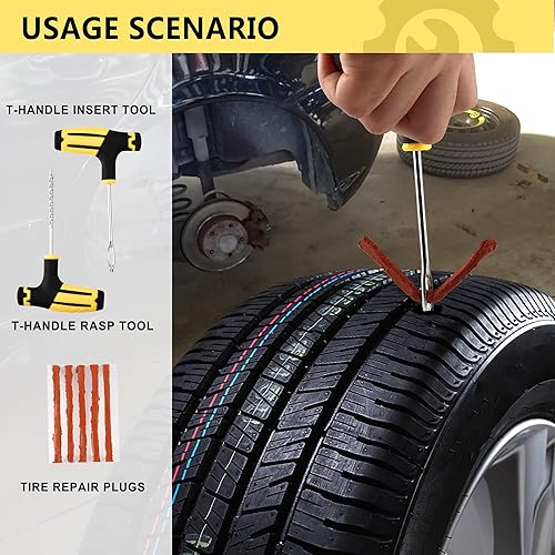 Miniatura 5 de 7 piezas de herramientas de reparación de neumáticos, ruedas de pulido de neumáticos, rueda de pulido de acero de tungsteno de 1.654 in, rodillos de