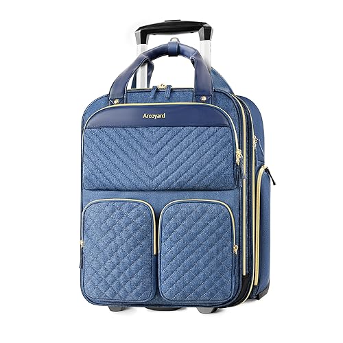Underseat Carry On Luggage with Wheels, Travel Airline Approved Personal