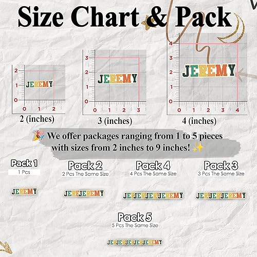 Miniatura 6 de Calcomanía personalizada con nombre personalizado, flor hippie retro de los años 70, Groovy Peachy, divertidas calcomanías de parachoques para