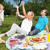 Vista 6 de 50 unidades de plástico de 7 x 5 pulgadas, bandejas para llevar postres de plástico con bisagras, contenedores de alimentos desechables