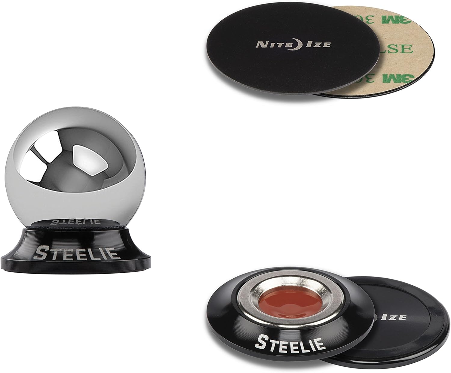 Review Discount Nite Ize Steelie Orbiter Dash Mount Kit - Magnetic Cell Phone Holder for Car Dash, Low Profile, No Attached Magnets Up To 50% OFF Nite Ize Steelie Orbiter Dash Mount Kit - Magnetic Cell Phone Holder for Car Dash, Low Profile, No Attached Magnets