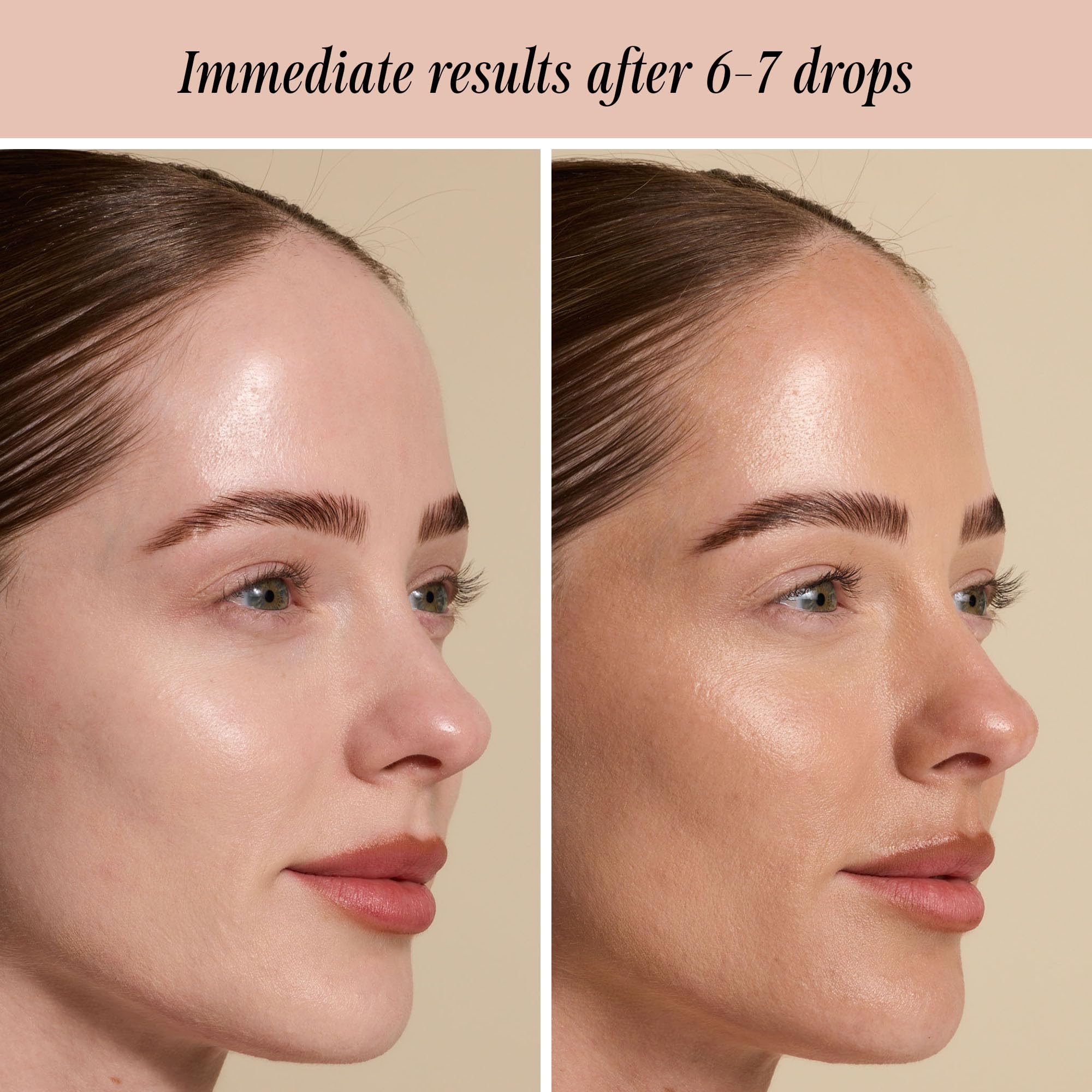 + Lux Unfiltered N°12 Sun Struck Bronzing Face Tanning Drops, Gradual Self Tanner, Natural Glow, Streak-Free, Fragrance Free - Image 4
