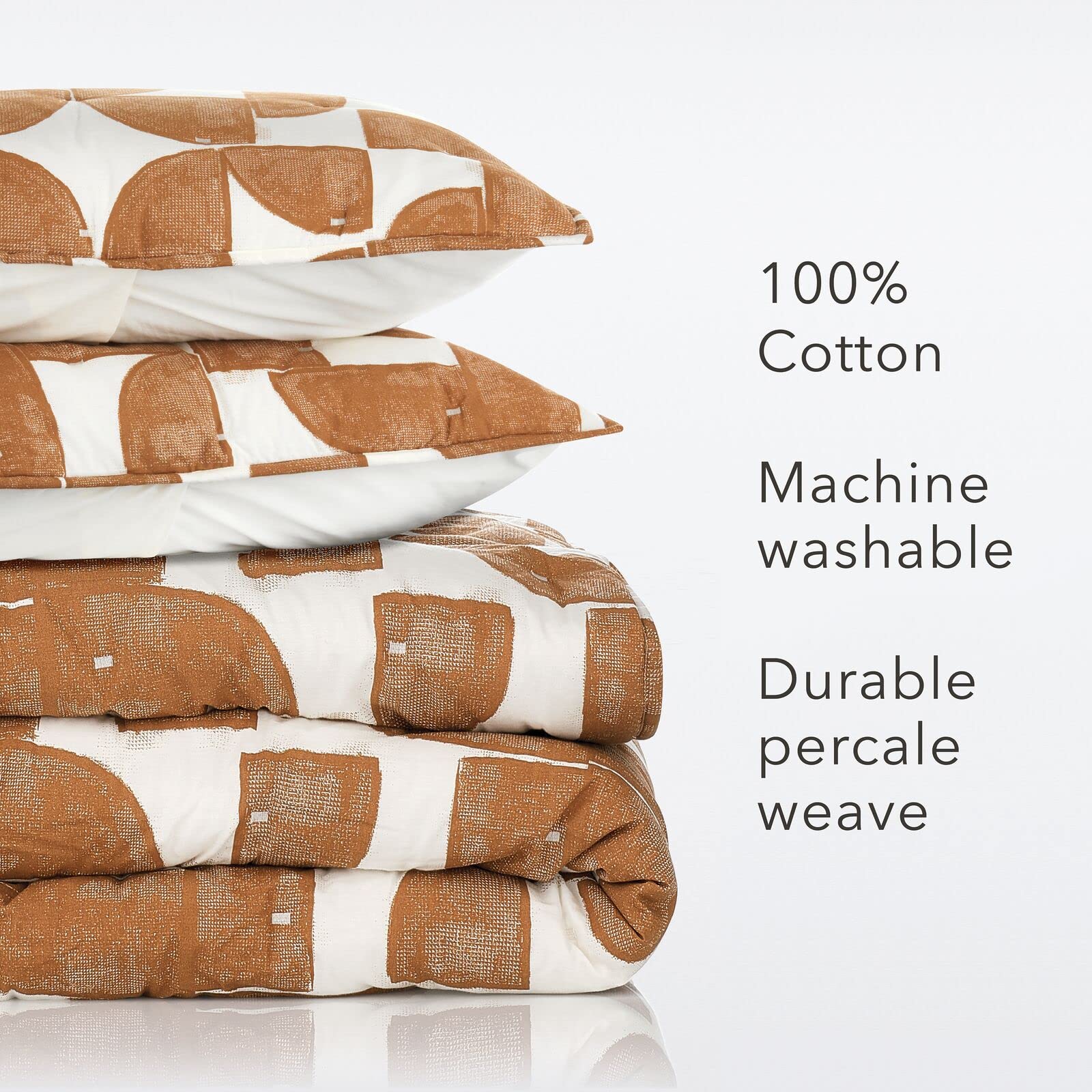 Nate Home by Nate Berkus AllSeason Cotton Percale Printed Shapes Quilt