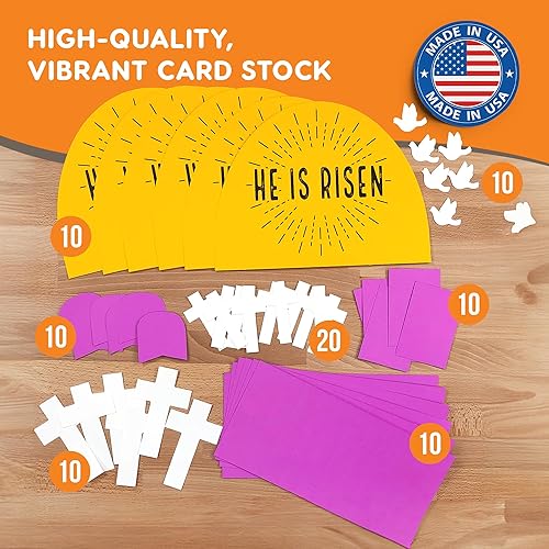 Miniatura 3 de FreshCut Crafts Diorama de Pascua, kit de manualidades bíblicas 3D, fácil de perforar en 3D, perfecto para crear exhibición de mesa. Ideal para