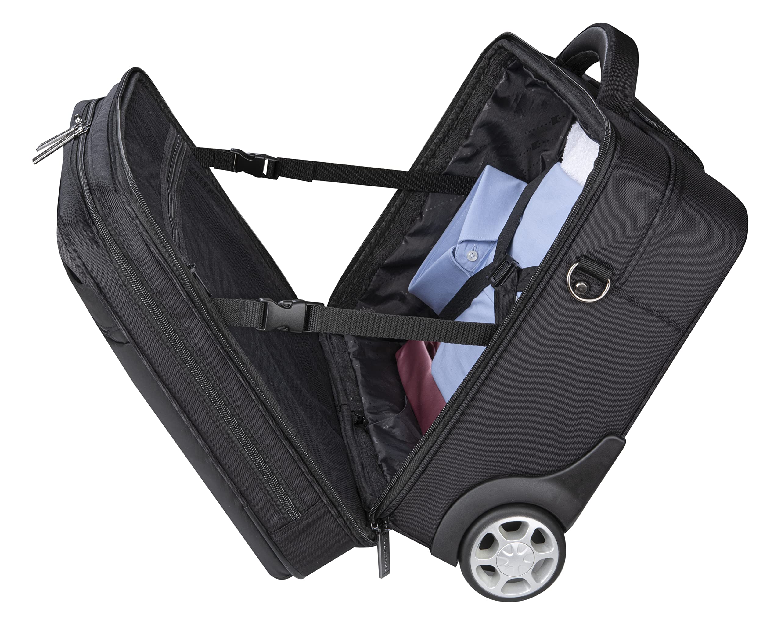 dynabook Ultimate torba podróżna na laptopa 15,6" z kółkami - wyściełana walizka do noszenia z przegrodą na laptopa, szara, szary