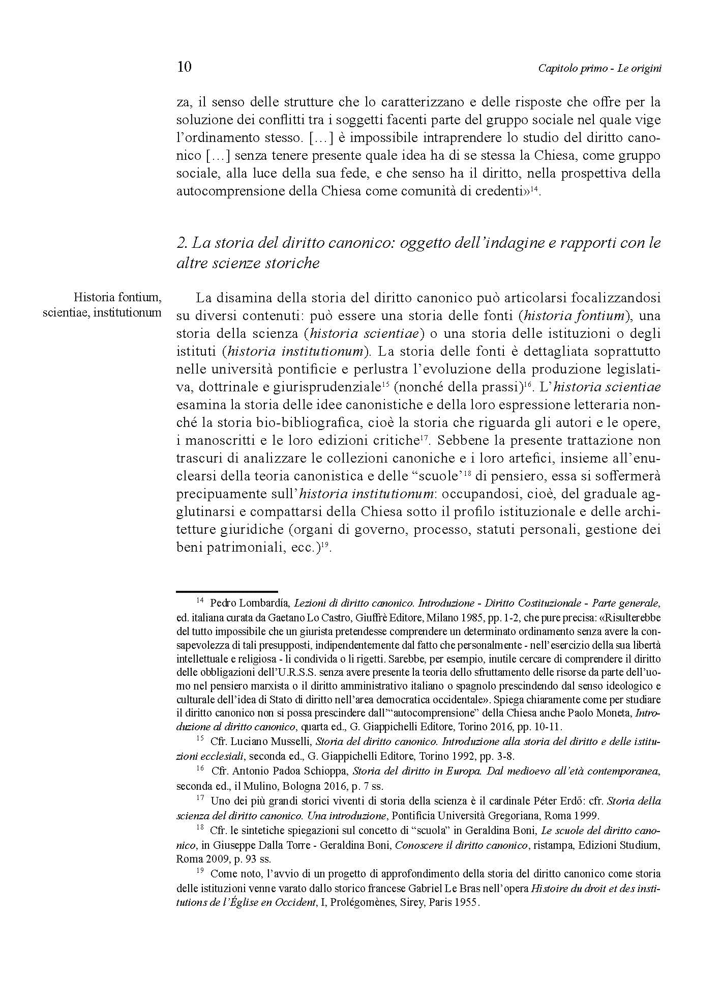 Il diritto nella storia della Chiesa. Lezioni