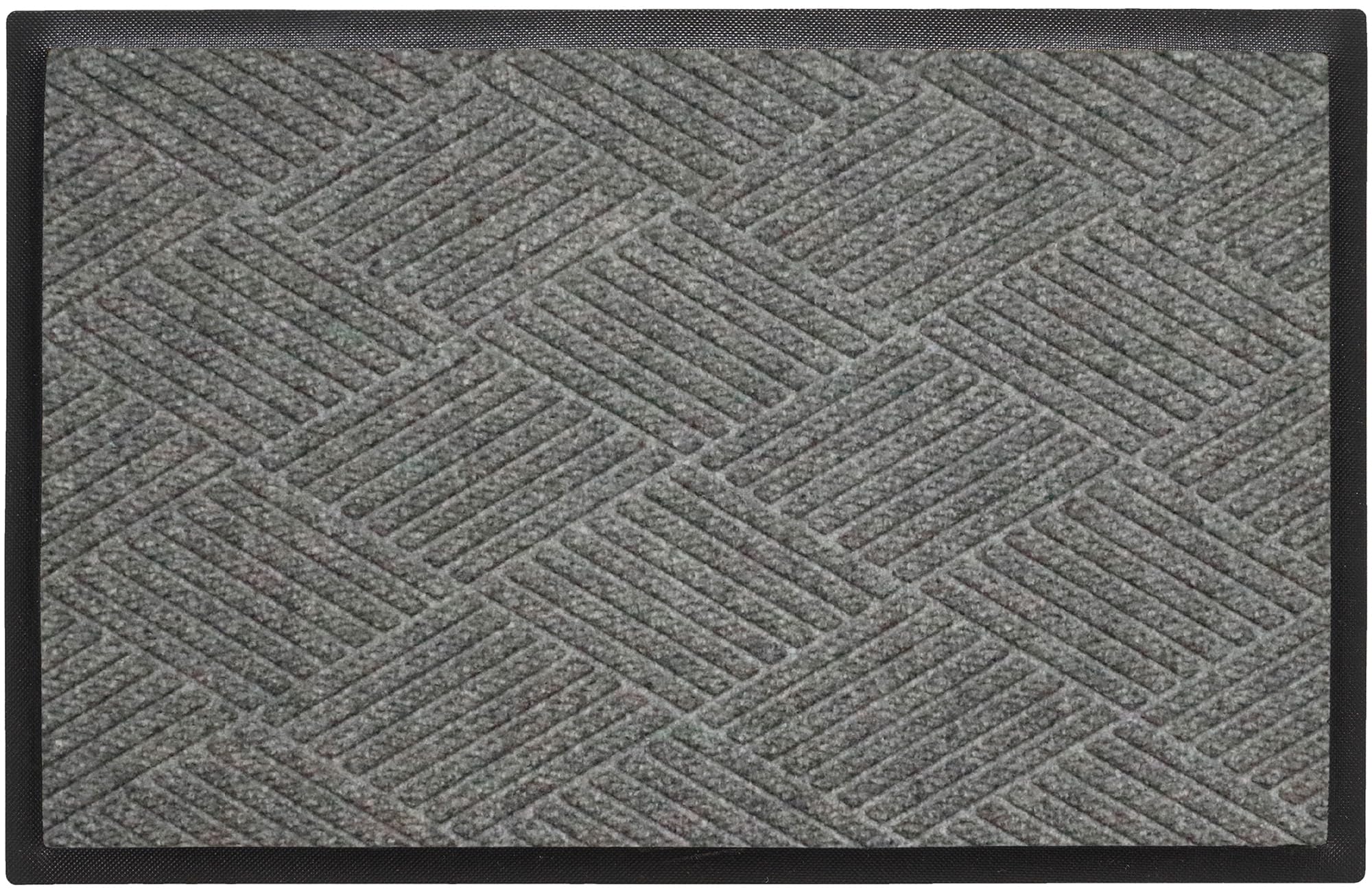 WaterHog Max Diamonds Front Door Mat Indoor Outdoor Entrance, All-Weather